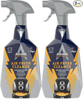 Astonish 750ml Specialist Air Fryer Cleaner Spray with Baking Soda, 2 Pack - Non Stick Safe Grease Remover, Food Residue Lifter, Quick Rinse Vegan Cruelty Free Kitchen Degreaser, No Scrub Formula