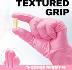 Beastek Nitrile Disposable Exam Gloves, 4Mil 100 Ct Powder-Free Latex-Free Food-Safe for Cooking Medical Esthetician, Orchid