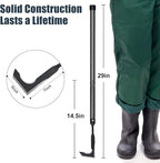 29" Long Handle Crack Weeder, Manual Crevice Weeding Tool Weed Puller for Sidewalk Paver Deck Boards, Gardening Tool for Removing Grass and Weeds from Deck Garden and Wall Crevices