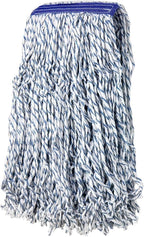 KLEEN HANDLER Cut End Finish Mop | 1.25" Universal Headband Maximum Absorption Finishing Mop, Case of 24