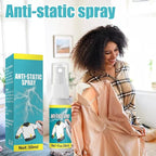 Anti-Static Spray, 30 ml Anti-Static Spray Multifunctional Anti-Static Spray for Garment Furniture, Static Remover for Clothes, Portable Anti-Static Spray for Removing Static Impacts, Anti-Static