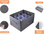 EASEVE Closet Organizers and Storage Bins for Clothes - 12 Cell Drawers Organizer Grid Storage Box for Jeans Pants Sweater Towel T-shirts, Wardrobe Shelf Dividers Closets Organization (1 Pcs)