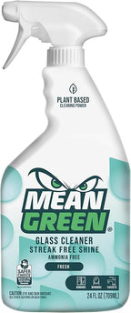 Mean Green Non-Concentrated Ready-to-Use Glass Cleaner, Fresh Scent, 24 Ounce