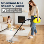 Steam cleaner, 1500w Steamer Cleaning Fast Heating Multi-Surface Steam Cleaner for Home，Steamer Cleaning for Grout