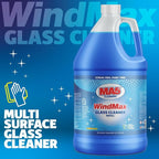 MA5x WindMax Glass Cleaner Spray – Window, Mirror, Shower & Glass Stovetop Cleaner – Streak-Free, Eco-Friendly, Pack of 1, Gallon