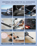 Car Vacuum Portable Cordless,35000PA High Power Suction & Blower, Cordless Handheld Vacuum Cleaner for Car, Home, Office, Pet(Stellar Black)