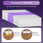 (25 Pack) Replacement Power Mop Pads for Swiffer PowerMop, Disposable PowerMop Mopping Pad Refills Compatible with Swiffer PowerMop, Multi-Surface Mop Pad Refills for Floor Cleaning