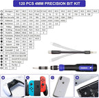 STREBITO Precision Screwdriver Set 191-Piece Multi-Bit Screwdriver 1/4 Inch Nut Driver Home Improvement Tool Electronic Repair Kit for Computer, iPhone, Laptop, PC, Cell Phone, PS4, Xbox, Nintendo