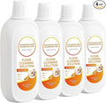 4 Packs Floor Cleaning Solution Compatible with Tineco iFloor & Floor One Cleaner Solution Orange Scented Deep Clean Residue & Streak Free for Multiple Hard Floors, for All Robotic Vacuum Mop Solution