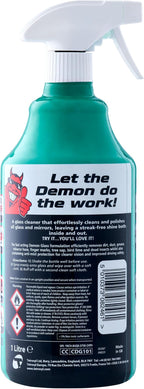 CarPlan Demon Glass 34 fl Oz (1L) - Active Glass Cleaner