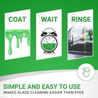 KLEAR Kryptonite Multipurpose Glass Cleaner | Powerful Cleaning Combo of 5 in 1 | Glass Friendly & Alcohol-Free Glass Cleaner| Coat, Relax, Rinse | 2 oz 1 Pack