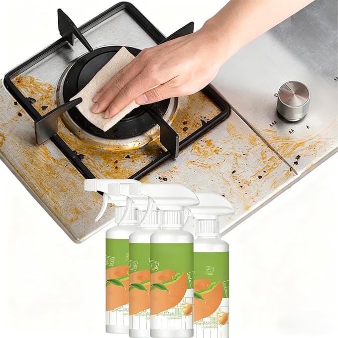 2026 New Electrolyzed Ion Kitchen Cleaner,Kitchen Appliance Cleaner,Oven Cleaner Heavy Duty For Kitchen Appliances, Household, Oven, Stove, Range Hood (3pcs)