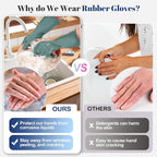 Rubber Kitchen Dishwashing Gloves - 4 Pairs Colorful Reusable Household Cleaning Gloves For Washing Dishes And Cleaning Tasks，Flexible And Durable Waterproof (Medium, Dark Green+Blue+Green+Gray)
