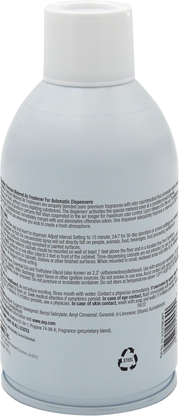 TimeMist Premium Metered Air Freshener Refills - Spring Flowers - 7.1 oz (Case of 12) 1042712 - Lasts Up To 30 Days and Neutralizes Tough Unwanted Odors