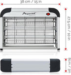 ASPECTEK Insect Killer, Bug Zapper, Powerful 20W Electronic Indoor Fly Zapper, Mosquito Killer-Indoor Use Including Free 2 Pack Replacement Bulbs