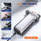 Compressed Air Duster-125,000 RPM Cordless Electric Air Duster, Rechargeable Super Power Air Blower with 3-Gear Turbo Fan, Air Blower for PC, Keyboard, Outdoor, Car & Home