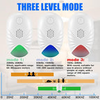 Ultrasonic Pest Repeller Indoor, Upgraded 2025 Mouse Repellent Ultrasonic Plug in Roach Insect Rodent Repellent, 3 Modes Repellent for Roach, Bugs, Mice, Spider, Electronic Rodent Repellent Devices