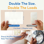 BellaLuce Laundry Detergent Sheets - Laundry Sheets, 240 Loads, Eco-Friendly, Plastic-Free, Fresh Linen Scent, Space Saving, Fast Dissolve & Hypoallergenic, Laundry Detergent for Home,Dorms,Essentials