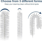 Straw Cleaner Brush Set, 12-Piece 11.8 Inch Long Botthle Cleaning Brush, Nylon Tube Brush Kit for Straws on Tumbler, Water Bottle, Sippy Cup and Pipes, Tubes or Tea Pot Spout