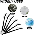 9Pcs Double-Ended Cleaning Brushes Set Nylon All Purpose Clean Brush Small Detailing Crevice Brush Mini Stiff Bristles Brushes for Kitchen Sink Bathroom Gaps Corner Small Space