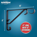 Flowtron SB-300 Security Wall Bracket for Bug Zappers | Hang Potted Plants in Your Garden | Durable Bracket with Locking Mechanism | Metal Sturdy Frame