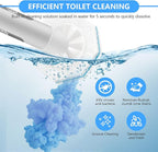 Disposable Toilet Bowl Wand Refills for Clorox, 50 Pcs - Compatible with Clorox Toilet Wand Refills, Hygienic Scrubber Heads for Bathroom Cleaning