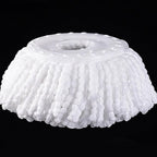 3 Pack Mop Head Replacement Spin Mop Replacement Head Microfiber Spin Mop Refills Easy Cleaning Round Shape Standard Size
