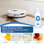 1L Floor Cleaner,Compatible with ECOVACS DEEBOT T30S COMBO / T30S / X2 COMBO / X2 OMNI / T20 OMNI / X1 OMNI / X1 TURBO / T10 OMNI / X9 Pro OMNI,Deep Cleans for Multiple Hard Floors.(2 bottle)