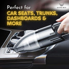 Car Vacuum Cleaner – 120W High-Power Cordless Mini Vacuum with USB Charging | Dual 2000mAh Battery | Lightweight 0.36kg | 0.5L Dust Capacity | Compact Handheld Cleaner Car Home Office