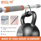 Eazer Window Squeegee Cleaner Tool, 2-in-1 Window Cleaning Kit with 62'' Extension Pole, Window Washer Equipment for Cars, Indoor & Outdoor Glass - Includes 2 Microfiber Cloths