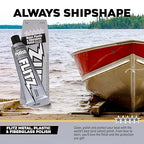Flitz Metal Polish Paste - 5.29oz USA-Made Polish for Solid Chrome, Stainless Steel, & Aluminum - Non-Abrasive for Light Oxidation - Requires Manual Buffing - Not for Plated/Coated Surfaces (1 Pack)