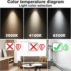 24 Inch F17T8/865 Fluorescent Bulb Daylight 6500K, 17 Watt T8 Light Bulb, 2 Foot Fluorescent Light Bulb, 1460 lumens, G13 Medium Bi-Pin Cap 8 Pack