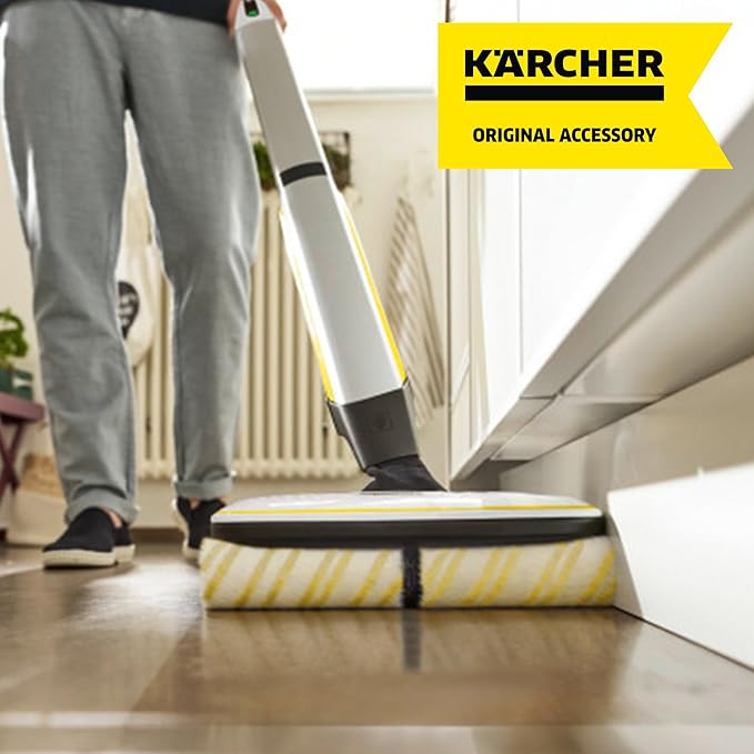 Kärcher Microfiber Multi Surface Rollers for Karcher FC3, FC5, FC7 Electric Floor Cleaners - 2 Pack