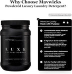 Luxury Laundry Detergent Powder (Luxe) 32 Oz – Concentrated for Tough Stains and Odors, For All Washing machine types – Gentle on Fabrics
