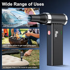 Mini Ultra-Slim Electric Compressed Air Duster 150,000RPM Super Power, Rechargeable Cordless Air Duster, Powerful Airflow for Computer, Keyboard, Outdoor, House and Car