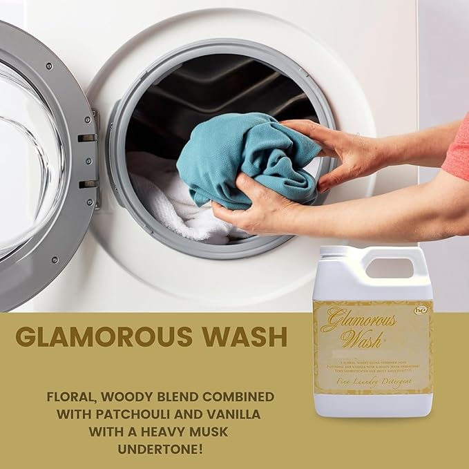 Tyler Candle Company Wash Laundry Detergent 32 Oz Kathina (Bundle with Sachet Pouch) m