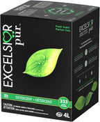 Excelsior Pür | 7.5x Ultra-Concentrated HE Liquid Laundry Detergent + Stain Remover Kit, 4L / 333 Loads, Fresh Scent, Eco-Dispenser Pump Bottle, Odor Control