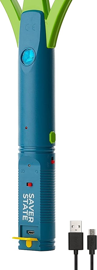 SWAT IT! Bug Zapper Rechargeable Bug Zapper Racket, 4000 Volt, USB Charging Cable, 2 Pack (Medium)