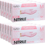 ForPro Disposable Nitrile Gloves, Chemical Resistant, Powder-Free, Latex-Free, Non-Sterile, Food Safe, 4 Mil