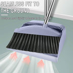 Broom with Dustpan Combo Set, Dust Pans with Long Handle, Small Brooms for Sweeping Indoor, Outdoor Brooms, Standing Dustpan, Push Broom, RV Essentials, Kitchen Appliances
