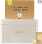 CLEANOMIC Garbage Disposal Tablets and Tablet Tin Bundle
