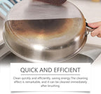 Liquid Pot and Pan Cleaner for Burnt On Food & Grease, Tough Stove Top and Cookware Cleaner, Removes Stubborn Stains on Stainless Steel, Cast Iron, Copper Pots - 5 fl oz