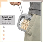 Kathfly 4 Pcs Multicolor Hair Tie Organizer Portable Hair Accessory Storage Containers Stackable Tie Bobby Pin Holder Home Cotton Swab Dispenser Accessories Jewelry Organizer Box