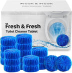 Disposable Toilet Bowl Cleaners(25 Tablets) Odor Eliminator, Fresh Scent, Multipurpose Residential and commercial Toilet Cleaners 2-3 week Lasting Toilet Bowl Cleaner