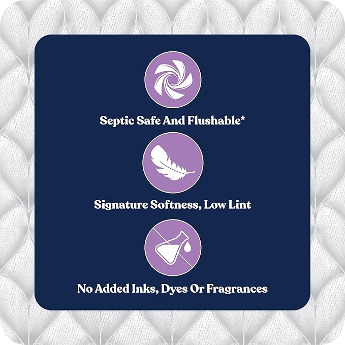 Quilted Northern Ultra Plush Toilet Paper, 6 Mega Rolls = 24 Regular Rolls, 3X Thicker*, 3 Ply Soft Toilet Tissue