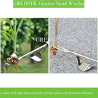 GREBSTK Garden Manual Weeding Tools Stainless Steel Beech Handle Shovel for Weeding, Cultivating, Transplanting, Digging