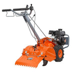 YARDMAX 18 in. 212 cc Gas OHV Engine Rear Tine Tiller with Dual Rotating Tilling