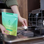 Natural Dishwasher Pods | Plant-Based Enzyme Dishwasher Detergent, Lemongrass & Wild Mint, Eco-Friendly, Tough on Grease & Food Residue, 60 Count