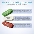 Neeki 12-Pcs Polishing and Buffing Kit, Includes 1/4" Shank Drill Buffing Wheels, Polishing Compound, and Sponge Pads for Metal, Wood, Plastic, and More