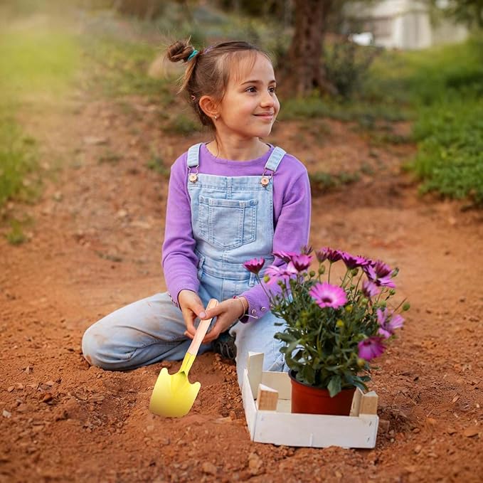 20 Pcs Colorful Metal Hand Shovel Digging Trowel Set Transplanting Garden Shovel for Flower Soil Planting Women Men Gift Indoor Outdoor, 5 Colors